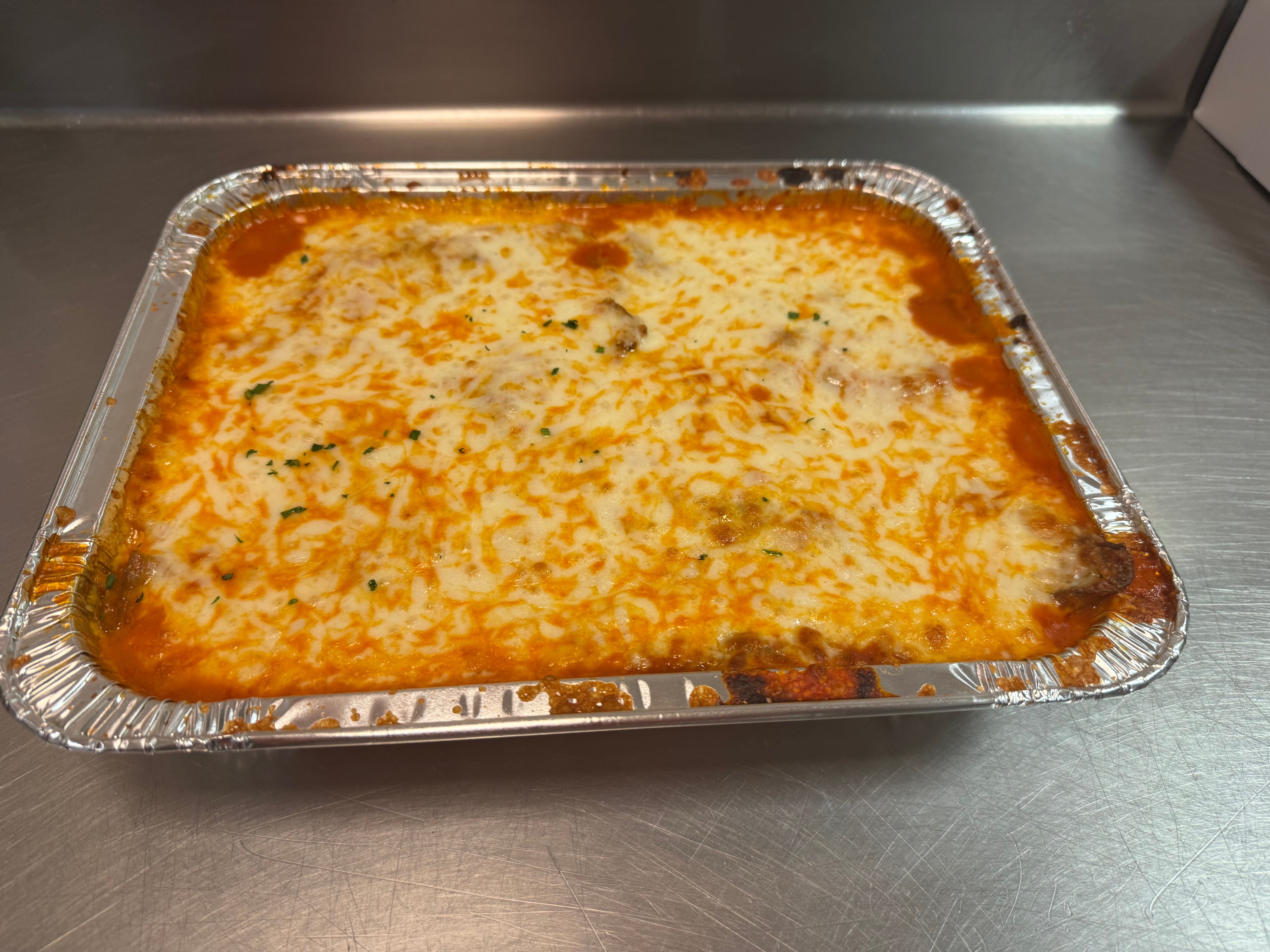 Baked Meat Lasagna Catering.