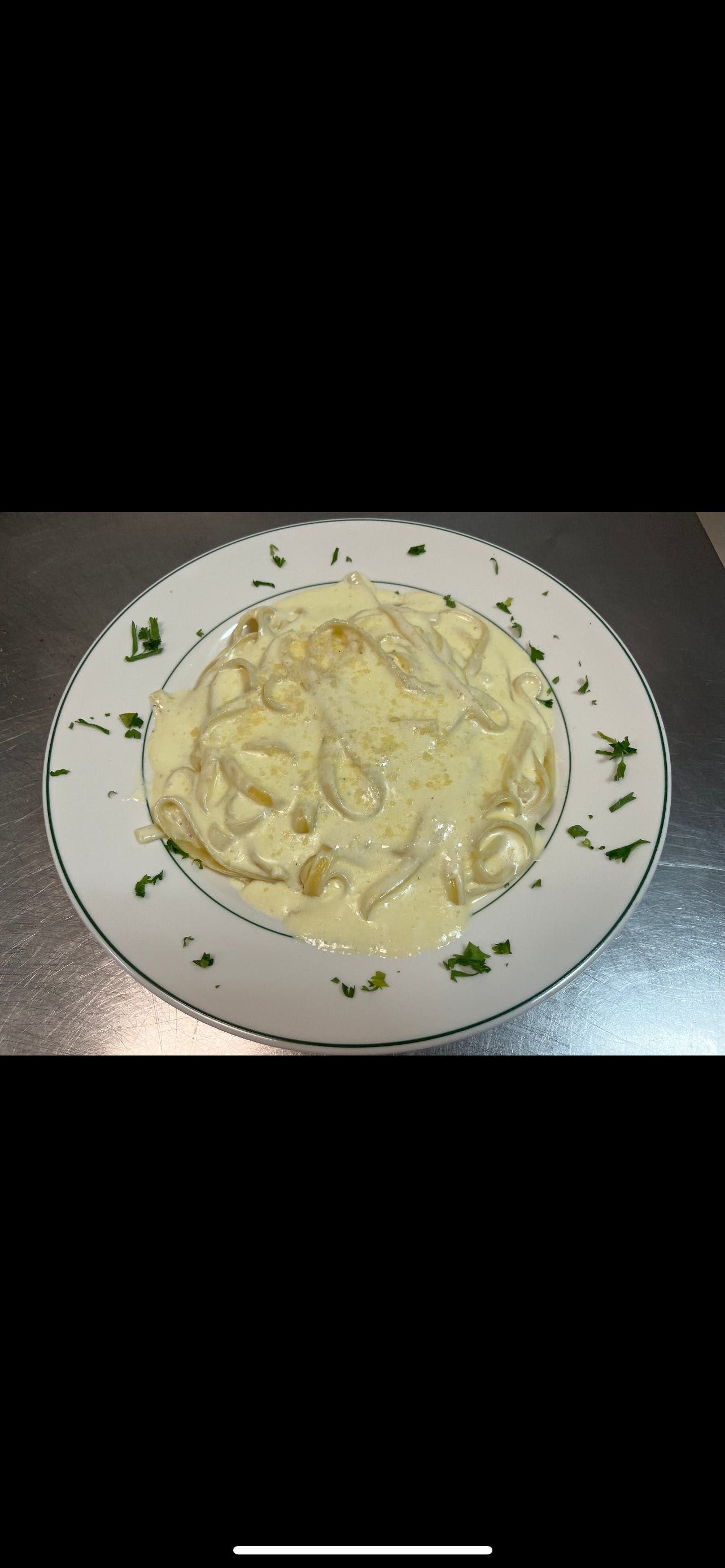 Fettuccine Alfredo.
